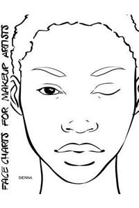 Face Charts for Makeup Artists Sienna
