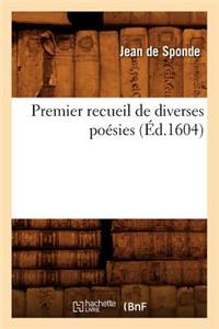 Premier Recueil de Diverses Poésies (Éd.1604)