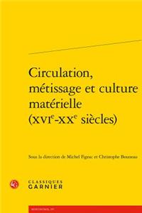 Circulation, Metissage Et Culture Materielle (Xvie-Xxe Siecles)