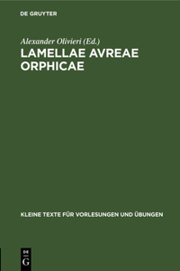 Lamellae Avreae Orphicae