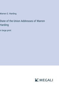 State of the Union Addresses of Warren Harding