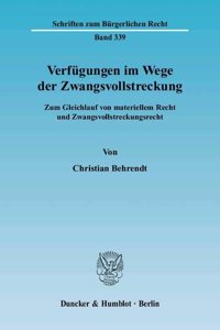 Verfugungen Im Wege Der Zwangsvollstreckung