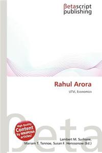 Rahul Arora