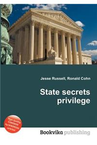 State Secrets Privilege