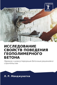 ИССЛЕДОВАНИЕ СВОЙСТВ ПОВЕДЕНИЯ ГЕОПОЛИМ&