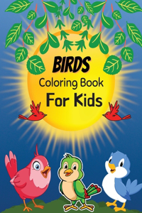 Birds Coloring Book For Kids