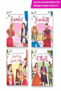 Shakespeare for Young Minds: Jolly Kids' Illustrated Stories B Combo Set of 4 Ages 6-12 Years | Hamlet, Macbeth, Much Ado About Nothing, Othello [Paperback] Jolly Kids