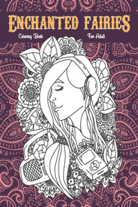 Enchanted Fairies coloring book for adult