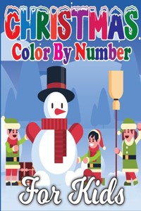 Christmas Color By Number For Kids