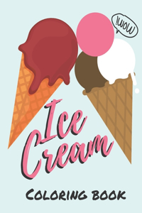 Ice Cream Coloring Book