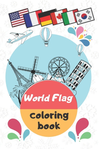 world flag coloring book