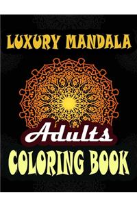 LUXURY MANDALA Adults Coloring Book