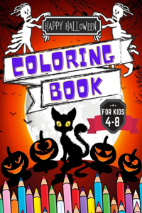 Happy Halloween Coloring Book
