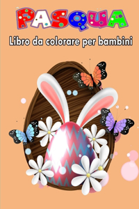 Libro da Colorare di Pasqua per Bambini di 4-8 Anni