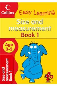 Size and Measurement Ages 3-5 Book 1 : Collins Easy Learning