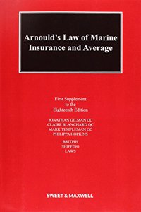 Arnould: Law of Marine Insurance and Average