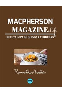 Macpherson Magazine Chef's - Receta Sopa de quinoa y verduras