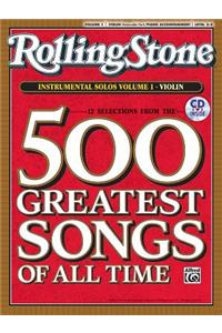 Selections from Rolling Stone Magazine's 500 Greatest Songs of All Time (Instrumental Solos for Strings), Vol 1
