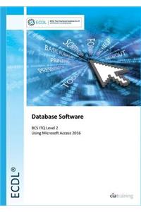 ECDL Database Software Using Access 2016 (BCS ITQ Level 2)