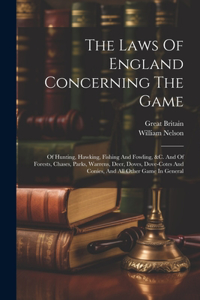 Laws Of England Concerning The Game