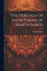 Heritage of India Psalms of Marth Saints