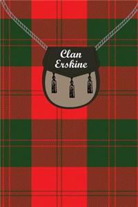 Clan Erskine Tartan Journal/Notebook