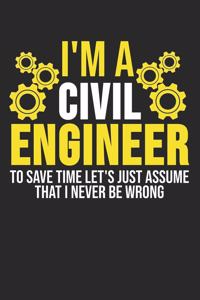 I'm A Civil Engineer To Save Time Let's Just Assume That I Never Be Wrong