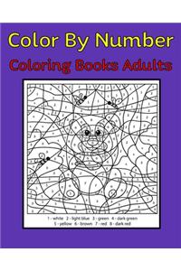 Color By Number Coloring Books Adults