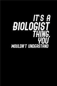It's a biologist thing