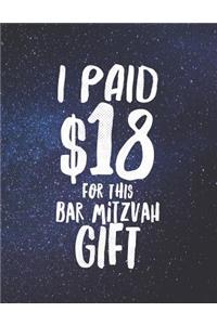 I Paid $18 For This Bar Mitzvah Gift