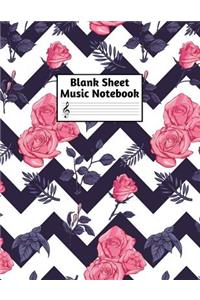 Blank Sheet Music Notebook