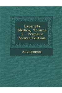 Excerpta Medica, Volume 4