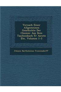 Versuch Einer Allgemeinen Geschichte Der Chemie