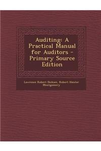 Auditing: A Practical Manual for Auditors