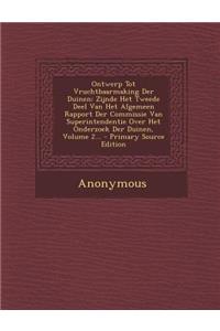 Ontwerp Tot Vruchtbaarmaking Der Duinen