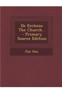 de Ecclesia