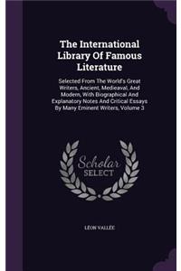 International Library Of Famous Literature
