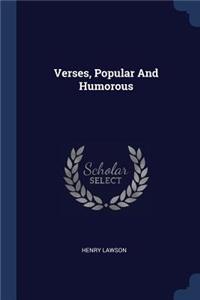 Verses, Popular And Humorous