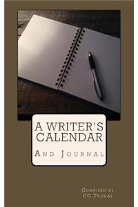 A Writer's Calendar and Journal