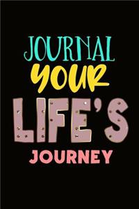 Journal Your Life's Journey: Journals To Write In For Women Cute Plain Blank Notebooks