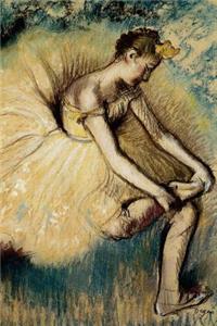 ''Dancer Putting on Her Slipper'' by Edgar Degas - 1896