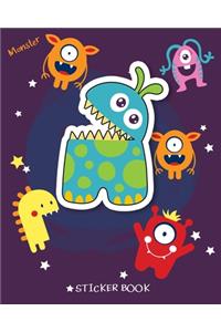 Sticker Book Monster