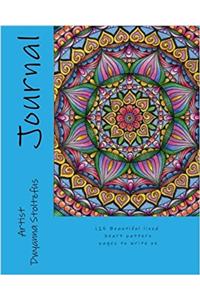 Journal: 125 Beautiful Lined Heart Pattern Pages to Write on