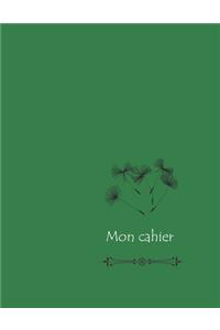 Mon cahier دفتر المدرسة