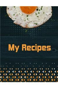 My Recipes. Create Your Own Collected Recipes. Blank Recipe Book to Write in, Document all Your Special Recipes and Notes for Your Favorite. Collect the Recipes You Love in Your Own Recipe Book.