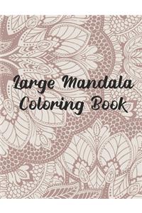 Large Mandala Coloring Book