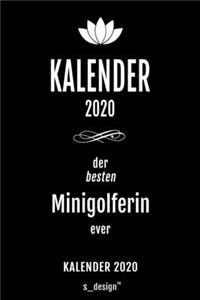 Kalender 2020 für Minigolfer / Minigolferin