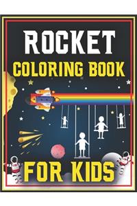 Rocket Coloring Book for Kids