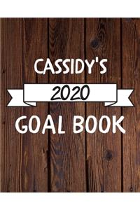 Cassidy's 2020 Goal Book