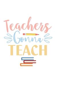 Funny School Teacher Notebook